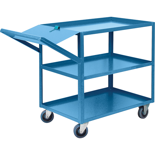 Chariots &agrave; cueillette, 36" h x 24" la x 64" p, 3 Tablettes, Capacit&eacute; 1200 lb Trail Hammer and Bolt
