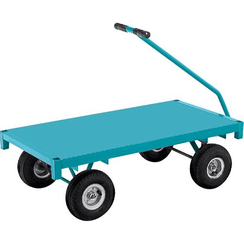 Platform Trucks - Ergonomic Platform Wagon Trucks, 24" W x 48" L, 1000 lbs. Capacity Trail Hammer and Bolt