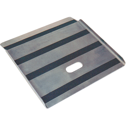 Aluminum Curb Ramp, 750 lbs. Capacity, 27" W x 27" L Trail Hammer and Bolt
