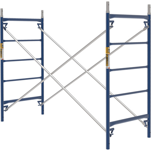 Scaffolding, Steel Frame, 84" D x 60" H Trail Hammer and Bolt