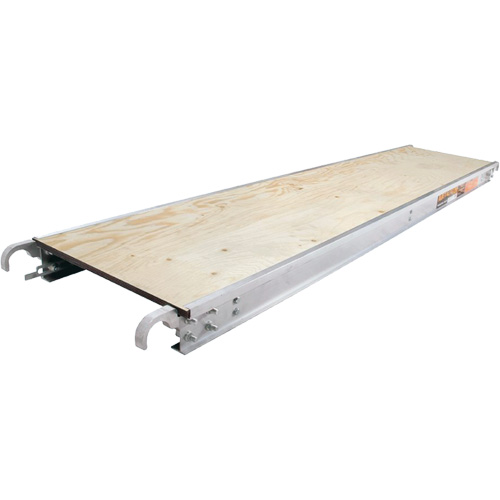 Plateformes de travail - Plancher en contreplaqu&eacute;, Bois, 7' lo x 19" la Trail Hammer and Bolt