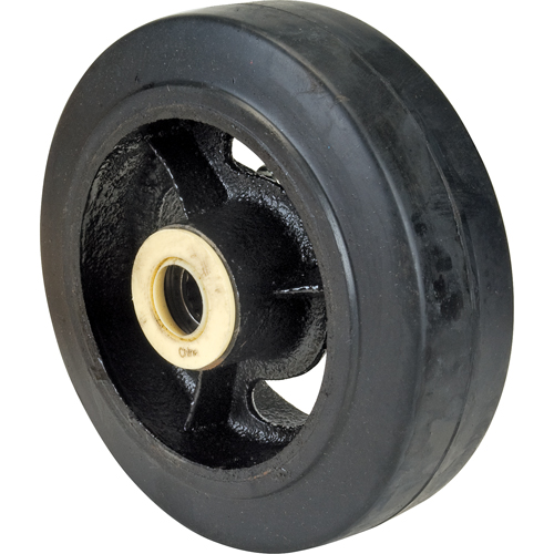 Roues en caoutchouc, 6" (152 mm) dia. x 2" (51 mm) la, Capacit&eacute; de 550 lb (249 kg) Trail Hammer and Bolt