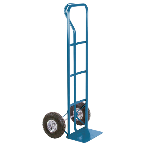 All-Welded Hand Truck, P-Handle Handle, Steel, 51" Height, 600 lbs. Capacity Trail Hammer and Bolt