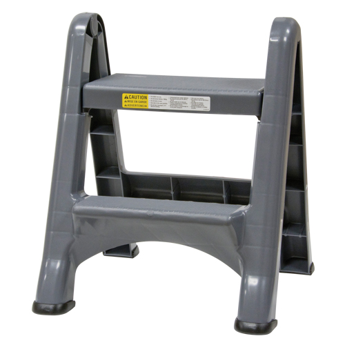 Escabeau repliable, 2 marches, 19-1/2" x 20-1/2" x Hauteur 22-3/4" Trail Hammer and Bolt