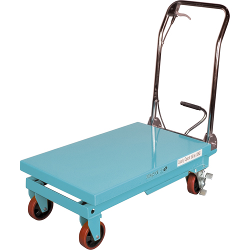 Heavy-Duty Hydraulic Scissor Lift Table, 32" L x 19-3/4" W, Steel, 660 lbs. Capacity Trail Hammer and Bolt