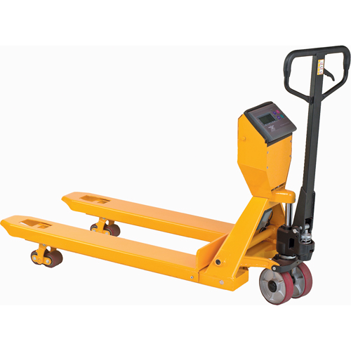 Transpalette avec balance num&eacute;rique, 27,5" lo x 27,5" la, Capacit&eacute; de 5000 lb Trail Hammer and Bolt