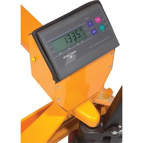 Transpalette avec balance num&eacute;rique, 27,5" lo x 27,5" la, Capacit&eacute; de 5000 lb Trail Hammer and Bolt