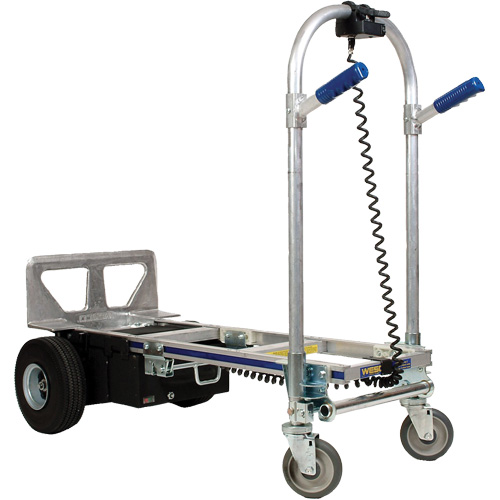 Diable convertible de s&eacute;rie CobraPRO Jr., Aluminium, Capacit&eacute; 1200 lb Trail Hammer and Bolt