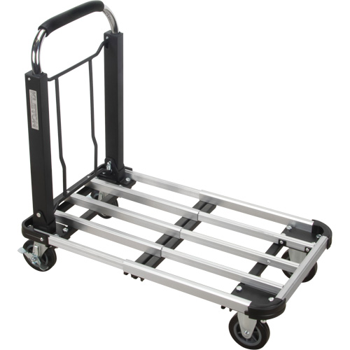 Chariots &agrave; plateforme pliants, Aluminium, 300 lb, 28" lo x 16" la, Hauteur 32" Trail Hammer and Bolt