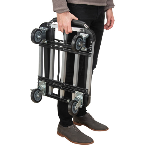 Chariots &agrave; plateforme pliants, Aluminium, 300 lb, 28" lo x 16" la, Hauteur 32" Trail Hammer and Bolt