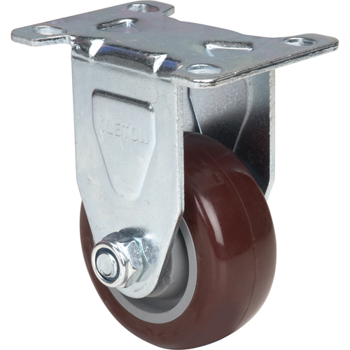 Roulette, Fixe, 3" (76 mm), Polyur&eacute;thane, 230 lb (104 kg) Trail Hammer and Bolt