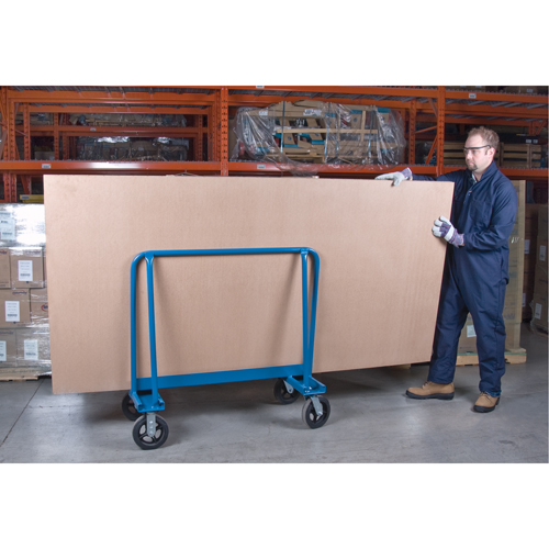 Chariots pour panneaux en placopl&acirc;tre, 44" x 24" x 44", Capacit&eacute; 2000 lb Trail Hammer and Bolt