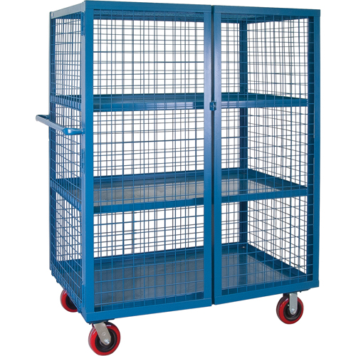 Chariot en treillis m&eacute;tallique, 3 niveaux, 51" lo x 32" la x 62,5" h, Cap. 2400 lb Trail Hammer and Bolt