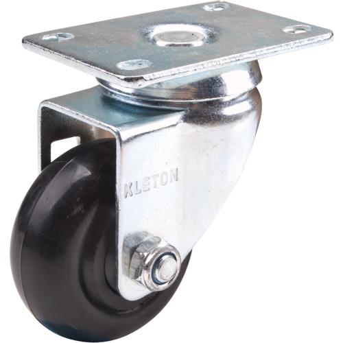 Roulette, Pivotant, 3" (76 mm), Polyol&eacute;fine, 250 lb (113 kg) Trail Hammer and Bolt