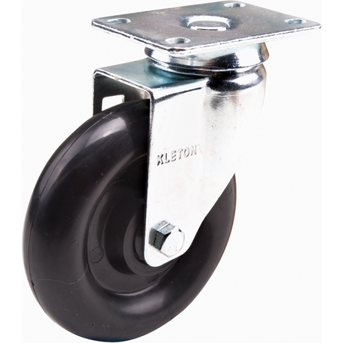 Roulette, Pivotant, 5" (127 mm), Polyol&eacute;fine, 250 lb (113 kg) Trail Hammer and Bolt