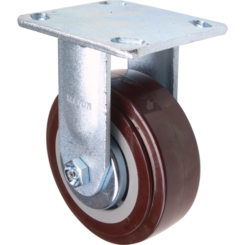Caster, Rigid, 5" (127 mm), Polyurethane, 650 lbs. (294 kg.) Trail Hammer and Bolt