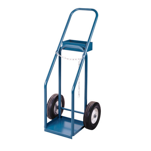 Chariots pour bouteilles de gaz, Roues Semi-pneumatique, Base de 12" la x 10" lo, 400 lb Trail Hammer and Bolt
