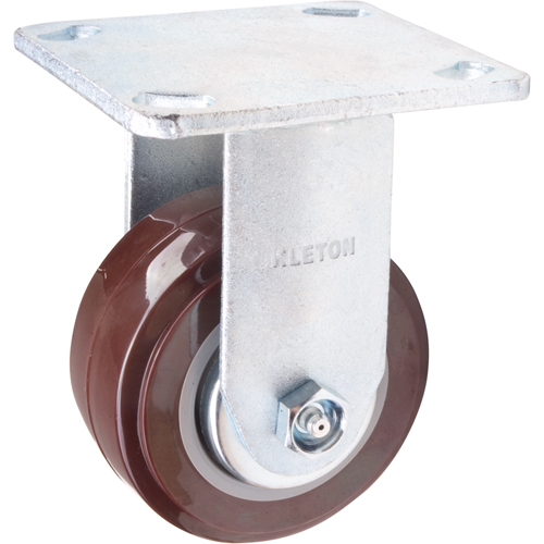 Roulette, Fixe, 4" (101,6 mm), Polyur&eacute;thane,  Trail Hammer and Bolt