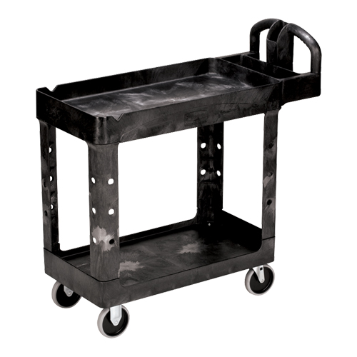 Chariot utilitaire robuste - 4500-88, 2 tiers, 17-1/8" x 33-1/4" x 39", Capacit&eacute; 500 lb Trail Hammer and Bolt