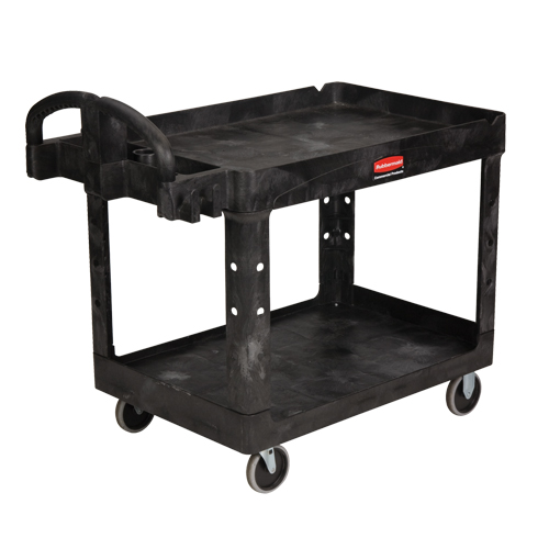 Heavy Duty Utility Cart - 4520-88, 2 Tiers, 25-1/4" x 39" x 44", 500 lbs. Capacity Trail Hammer and Bolt