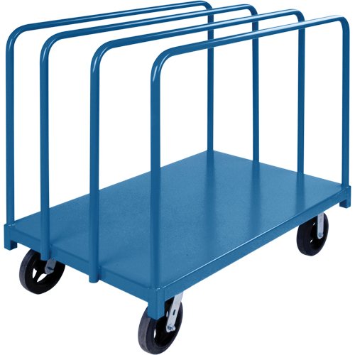 Single Level Rails Heavy-Duty Panel Mover Truck, 60" x 30" x 45", 2000 lbs. Capacity Trail Hammer and Bolt