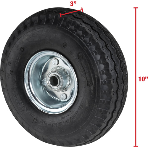 Hand Truck Replacement Wheel Trail Hammer and Bolt
