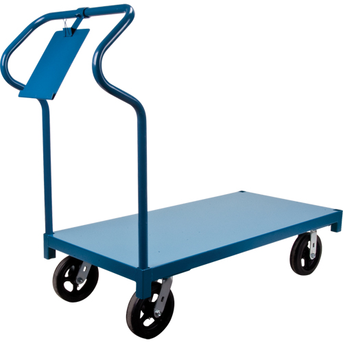 Chariots ergonomiques &agrave; plateforme pour ramassage de commande Trail Hammer and Bolt