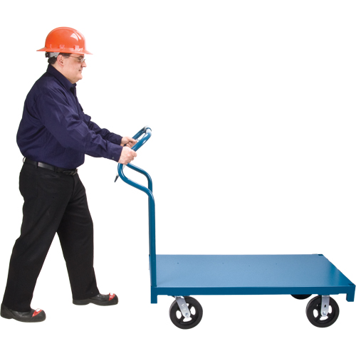Chariots ergonomiques &agrave; plateforme pour ramassage de commande Trail Hammer and Bolt