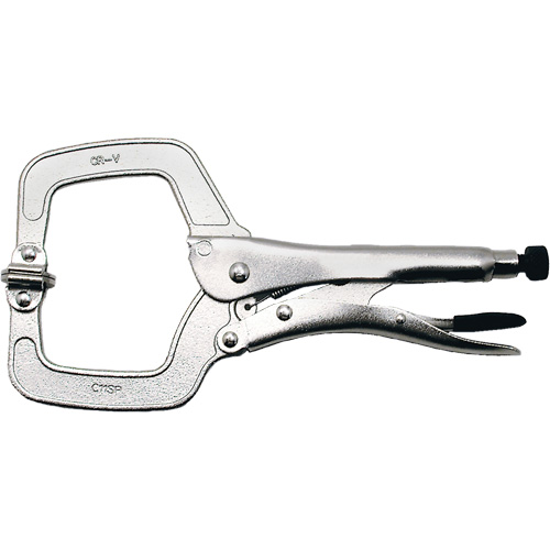 Pince en C &agrave; verrouillage ultra-robuste avec patin pivotant, Capacit&eacute; de 11" (279 mm) Trail Hammer and Bolt