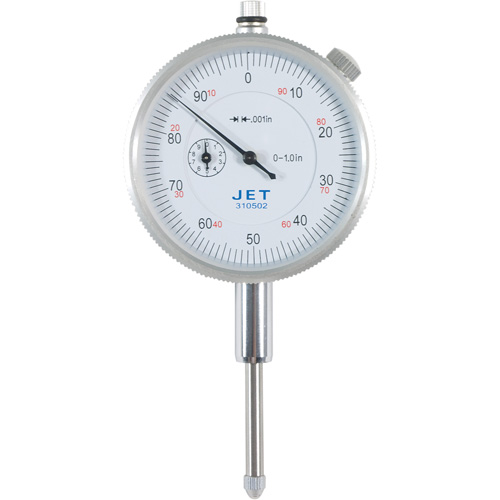 Premium Dial Indicator, 0" -1" Range Trail Hammer and Bolt