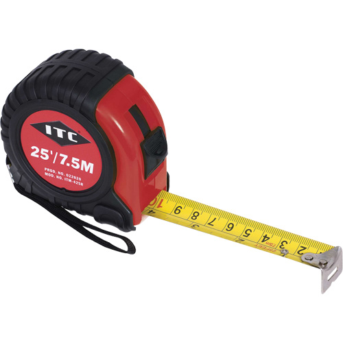 ITM-425R Ruban &agrave; mesurer, 1" x 25' Trail Hammer and Bolt