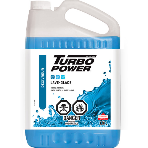 Liquide lave-glace toutes saisons Turbo Power, Cruche, 3,78 L Trail Hammer and Bolt