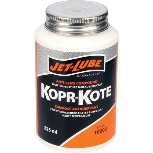 Compos&eacute; pour les colliers de forage et joints doutillage sur les chantiers p&eacute;trolif&egrave;res Kopr-Kote, 225 ml, Canette &agrave; dessus brosse, 450°F (232°C) Temp max. Trail Hammer and Bolt