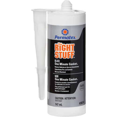 The Right Stuff&reg; Gasket Maker, Cartridge, Black Trail Hammer and Bolt