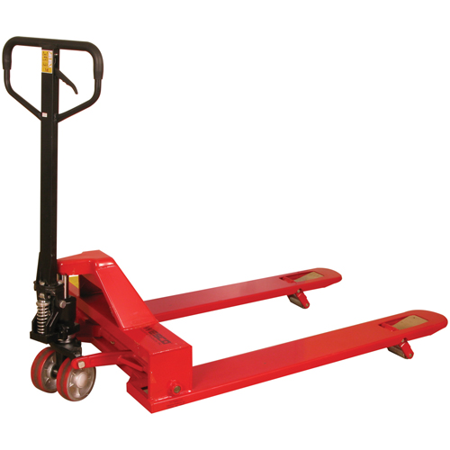 Transpalette hydraulique &agrave; 4 entr&eacute;es, 48" l x 7" la, Capacit&eacute; 4000 lb Trail Hammer and Bolt