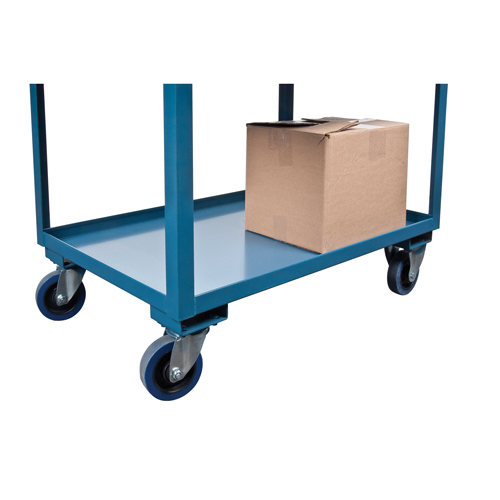 Chariots de service &agrave; bordure profonde, 2 Tiers, 24" la x 47" h x 36" p, Capacit&eacute; 1200 lb Trail Hammer and Bolt