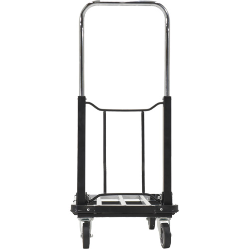 Fold-Up Platform Truck, Stainless Steel, 300 lbs., 28" L x 16" W, 33-1/2" High Trail Hammer and Bolt
