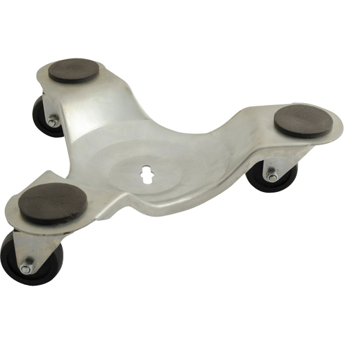 Socle roulant zingu&eacute; pour les pattes, Capacit&eacute; de 300 lb, Cadre en Acier, 2,75" h Trail Hammer and Bolt