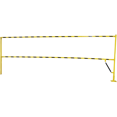 Barri&egrave;re &agrave; bascule de s&eacute;curit&eacute;, Simple, 6' lo x 42-5/8" h d&eacute;ploy&eacute; Trail Hammer and Bolt