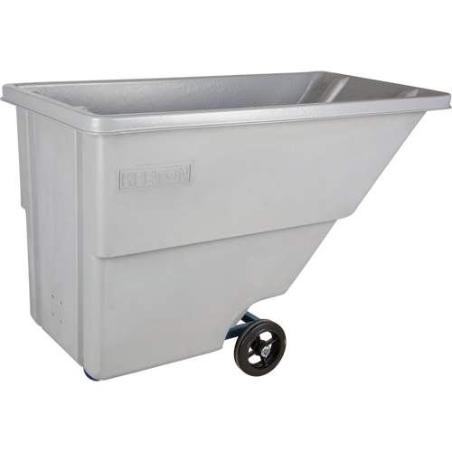 Tilt Truck, Polyethylene, 0.625 cu. yd., 500 lbs. Load Capacity Trail Hammer and Bolt
