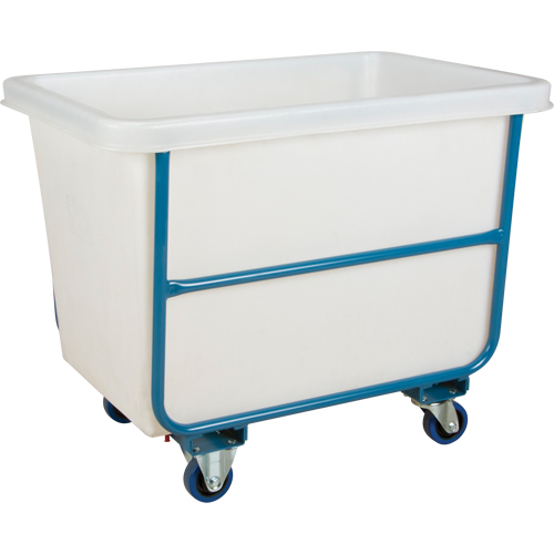 Tapered Wall Box Truck, White Polyethylene, 33" L x 20" W x 29" H, 7 cu. ft. Volume, 1000 lbs. Capacity Trail Hammer and Bolt