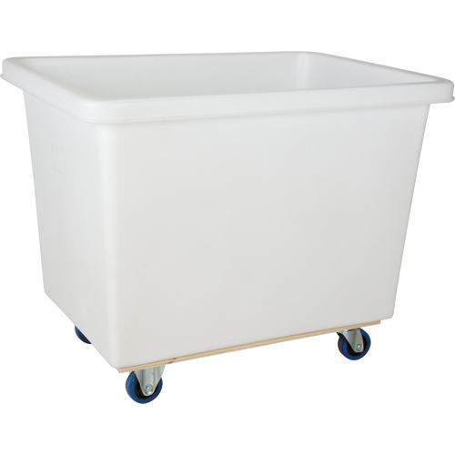 Tapered Wall Box Truck, White Polyethylene, 43" L x 30" W x 34" H, 16 cu. ft. Volume, 600 lbs. Capacity Trail Hammer and Bolt