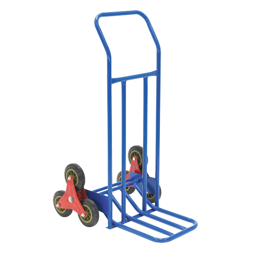 Stair Climbing Hand Truck, Steel Frame, 24" W x 45-3/4" H, 300 lbs. Capacity Trail Hammer and Bolt