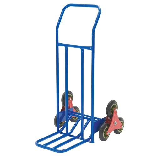 Stair Climbing Hand Truck, Steel Frame, 24" W x 45-3/4" H, 300 lbs. Capacity Trail Hammer and Bolt