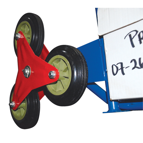 Stair Climbing Hand Truck, Steel Frame, 24" W x 45-3/4" H, 300 lbs. Capacity Trail Hammer and Bolt