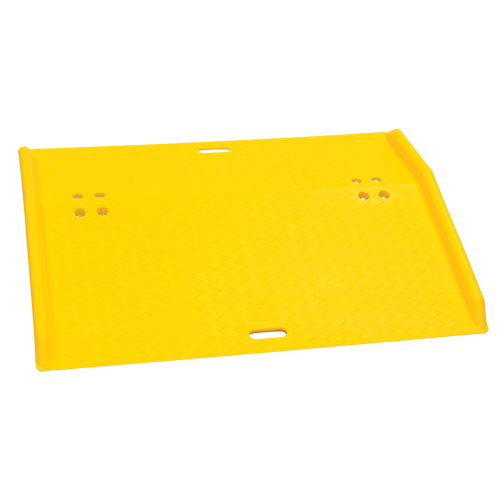 Rampe de quai de chargement portable en poly pour diable, Capacit&eacute; de charge 750 lb, 36" lo x 48" la x 5" h Trail Hammer and Bolt