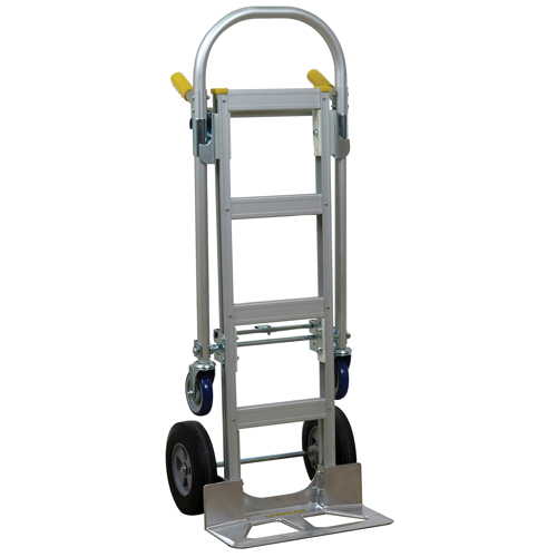 SPTN-JR-T18-SR Spartan Jr. Convertible Hand Truck, Aluminum, 1000 lbs. Capacity Trail Hammer and Bolt