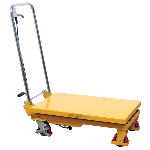 Hydraulic Scissor Lift Table, 17.75" L x 27.5" W/27-1/2" L x 17-3/4" W, Steel, 330 lbs. Capacity Trail Hammer and Bolt