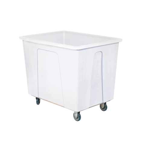 Box Truck, White Polyethylene, 46" L x 34" W x 40" H, 25 cu. Ft. Volume, 600 lbs. Capacity Trail Hammer and Bolt