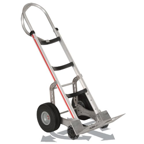Diable autostabilisant, Prise En P, Aluminium, Hauteur de 55'', Capacit&eacute; 500 lb Trail Hammer and Bolt